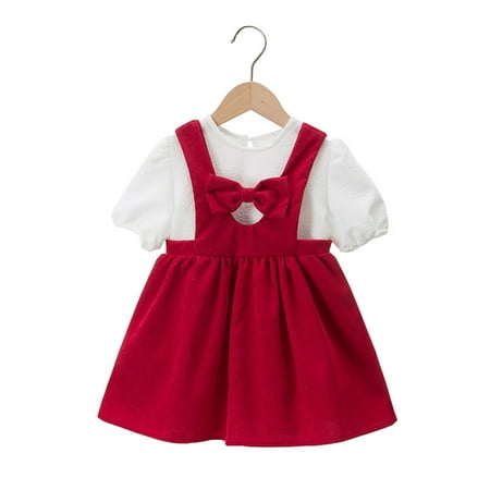 ZMHEGW Outfits For Girls Children Kid Toddler Baby Cute Bubble Sleeve Blouse Tops Solid Bowknot Suspender Skirt Set 2PCS Clothes 2-3 Years
ZMHEGW Outfits For Girls Children Kid Toddler Baby Cute Bubble Sleeve Blouse Tops Solid Bowknot Suspender Skirt Set 2PCS Clothes 2-3 Years
