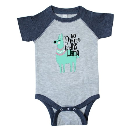 Inktastic No Drama For This Llama Gift Baby Boy or Baby Girl Bodysuit