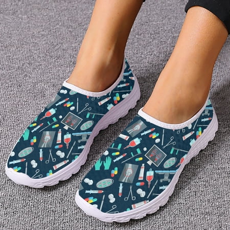 Trendy Ambulance Medical Box Printing Lightweight Breathable Summer Shoes Soft Sole Nurse Shoes Walking Shoes
Trendy Ambulance Medical Box Printing Lightweight Breathable Summer Shoes Soft Sole Nurse Shoes Walking Shoes