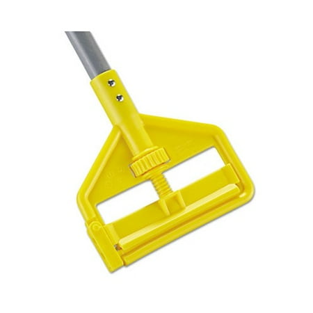 Invader Fiberglass Side-Gate Wet-Mop Handle 1 dia x 54 Gray/Yellow