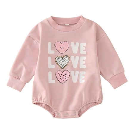 Baby Toddler Girls Boys Printed Spring Long Sleeve Valentine s Day Romper Bodysuit Fashion Clothes
Baby Toddler Girls Boys Printed Spring Long Sleeve Valentine s Day Romper Bodysuit Fashion Clothes