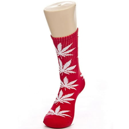 1pair Unisex Men Women Cotton Maple Leaf Linen Ankles Socks in tube socks