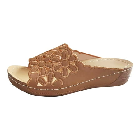 Xboschi Womens House Slippers Women s Summer Fashion Open Toe Hollow Out Flower Sandal Slippers Casual Lightweight Comfortable Outdoor Slippers
Xboschi Womens House Slippers Women s Summer Fashion Open Toe Hollow Out Flower Sandal Slippers Casual Lightweight Comfortable Outdoor Slippers