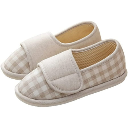 PIKADINGNIS Women Adjustable Indoor Slippers Memory Foam House Shoes Closed Toe Slipper Arthritis Edema Shoes
PIKADINGNIS Women Adjustable Indoor Slippers Memory Foam House Shoes Closed Toe Slipper Arthritis Edema Shoes