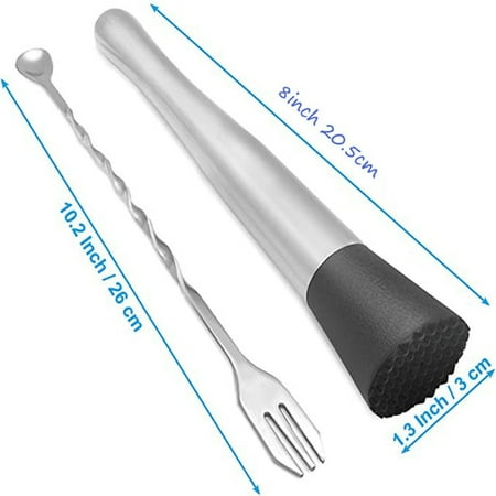 Cocktail Jig Bar Tool with Mudder Stainless Steel Spoon Jig Strainer and Mudder Wine Accessories for Cocktail Tools
Cocktail Jig Bar Tool with Mudder Stainless Steel Spoon Jig Strainer and Mudder Wine Accessories for Cocktail Tools
