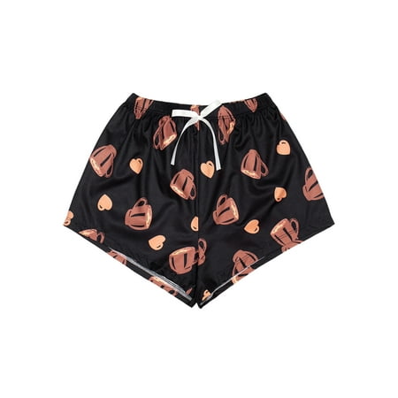 Paille Ladies Pj Bottoms Silk Pajama Shorts Plaid Sleepwear Comfy Summer Lounge Mini Pant Coffee L
Paille Ladies Pj Bottoms Silk Pajama Shorts Plaid Sleepwear Comfy Summer Lounge Mini Pant Coffee L