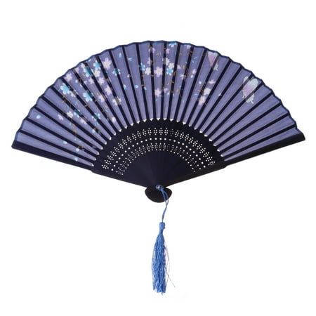 Women Silk Folding Fan Handheld Fan Bamboo Fan Dance Hand Fan Elegant Gift for Women Ladies Blue
Women Silk Folding Fan Handheld Fan Bamboo Fan Dance Hand Fan Elegant Gift for Women Ladies Blue