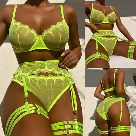 Cotonie Women s Sexy Underwear Exquisite Mesh See Through Lingerie Bra+Garter+Thong Set Babydoll Cut-Out Sleepwear Big Sale M
Cotonie Women s Sexy Underwear Exquisite Mesh See Through Lingerie Bra+Garter+Thong Set Babydoll Cut-Out Sleepwear Big Sale M