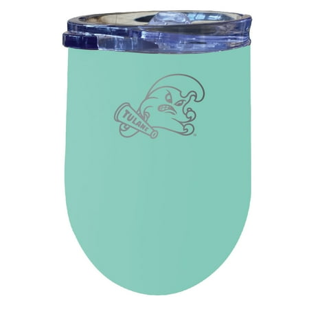 Tulane University Green Wave 12 oz Etched Insulated Wine Stainless Steel Tumbler
Tulane University Green Wave 12 oz Etched Insulated Wine Stainless Steel Tumbler