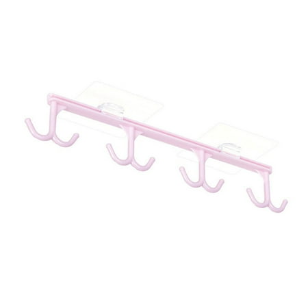 Plastic Hooks Kitchen Strong Traceless Pink Nail Free Hook Multi-function Wardrobe Cabinet Storage Rack
Plastic Hooks Kitchen Strong Traceless Pink Nail Free Hook Multi-function Wardrobe Cabinet Storage Rack