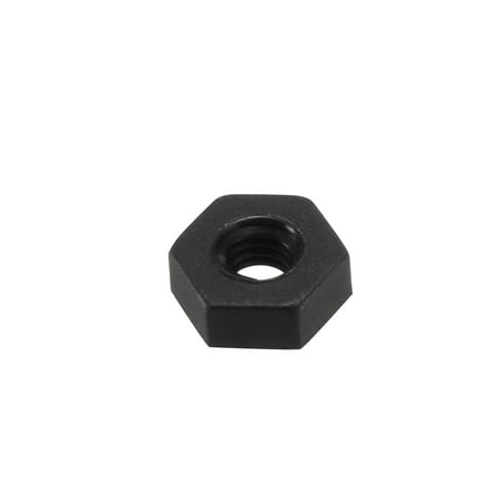 Hex Nut Metric Nylon M2.5 Thread Hexagon Nuts Black 100pcs