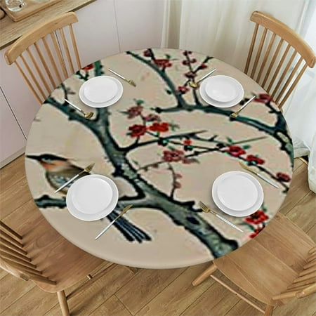 Round tablecloth with elastic edge and with Branches Style Effect Suitable for dining tables
Round tablecloth with elastic edge and with Branches Style Effect Suitable for dining tables
