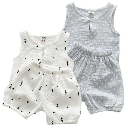 Gyratedream Baby Girl Boy Star Sleeveless Tank Tops+Shorts Summer Pajamas Set 0-4Y
Gyratedream Baby Girl Boy Star Sleeveless Tank Tops+Shorts Summer Pajamas Set 0-4Y