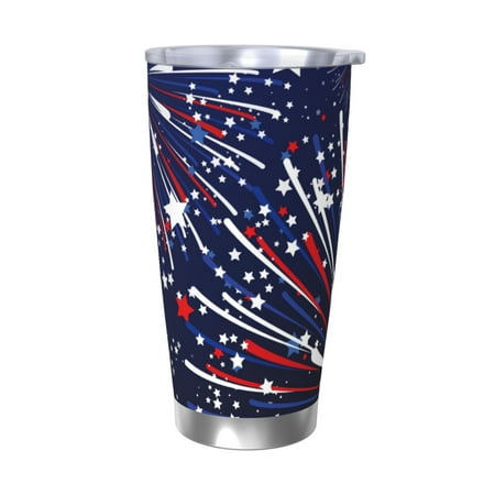 Goofa Red White Blue Fireworks 1 for 20 oz Skinny Tumbler Stainless Steel Coffee Mug Slim Vacuum Insulated Travel Cup Car Cup-Without Straw 
Goofa Red White Blue Fireworks 1 for 20 oz Skinny Tumbler Stainless Steel Coffee Mug Slim Vacuum Insulated Travel Cup Car Cup-Without Straw