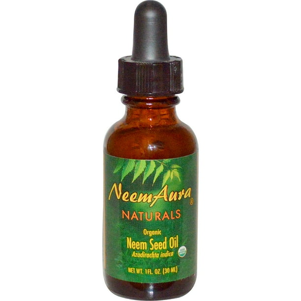 NeemAura Organic Neem Seed Oil 1 fl oz 30 ml