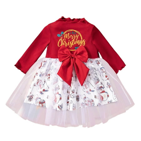 Girls Halloween Dress Kids Girls Autumn Dress Letter Printed Bow Knot Tulle Princess Dress Children s Clothes Cute Dresses For Girls 10-12 Toddler Christmas Dress(Color:Red Size:4-5 Years) 
Girls Halloween Dress Kids Girls Autumn Dress Letter Printed Bow Knot Tulle Princess Dress Children s Clothes Cute Dresses For Girls 10-12 Toddler Christmas Dress(Color:Red Size:4-5 Years)