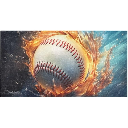 SKYSONIC Baseball Fire Kitchen Mats 20 x39 Absorbent Non Slip Runner Rug Machine Washable Kitchen Floor Mat for Home Bathroom Door
SKYSONIC Baseball Fire Kitchen Mats 20 x39 Absorbent Non Slip Runner Rug Machine Washable Kitchen Floor Mat for Home Bathroom Door