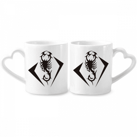 Scorpion Natural Insect Good Couple Porcelain Mug Set Cerac Lover Cup Heart Handle
Scorpion Natural Insect Good Couple Porcelain Mug Set Cerac Lover Cup Heart Handle