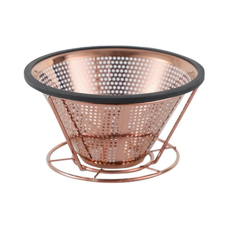 Gneuro Pour over Coffee Dripper Stainless Steel Reusable Paperless Metal Cone Coffee Filter Pour over Coffee Maker
Gneuro Pour over Coffee Dripper Stainless Steel Reusable Paperless Metal Cone Coffee Filter Pour over Coffee Maker