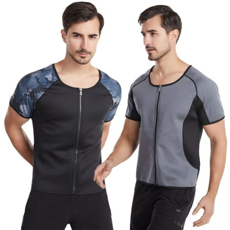 MWstore Men Waist Trainer Soft Short Sleeve Round Neck Polyester Sauna Sport Sweat Corset for Gym
MWstore Men Waist Trainer Soft Short Sleeve Round Neck Polyester Sauna Sport Sweat Corset for Gym