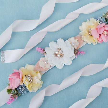 Women Belts with Faux Flower Sweet Lace Fabric Floral Lace-up Belt for Maternity Photo Shoot Photography
Women Belts with Faux Flower Sweet Lace Fabric Floral Lace-up Belt for Maternity Photo Shoot Photography