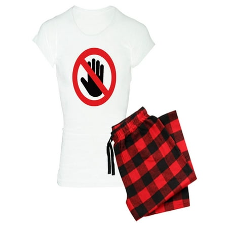 CafePress - Please Do Not Touch - Women s Light Pajamas