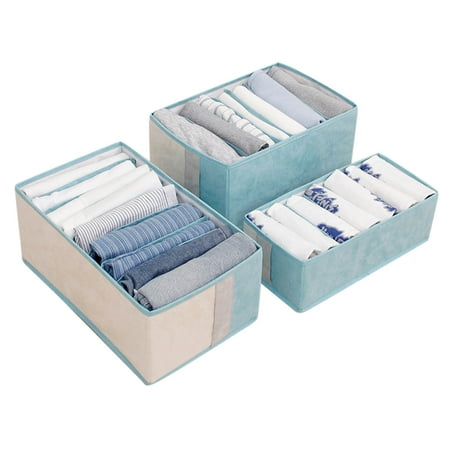 SUWHWEA Multifunctional Wardrobe Organizer Visible Space-saving Multiple Compartments Storage 3PCS 7/7/9 Grids Washable Wardrobe Clothes Organizer On Clearance
SUWHWEA Multifunctional Wardrobe Organizer Visible Space-saving Multiple Compartments Storage 3PCS 7/7/9 Grids Washable Wardrobe Clothes Organizer On Clearance