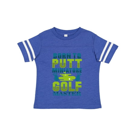 Inktastic Miniature Golf Master Born to Putt Gift Toddler Boy or Toddler Girl T-Shirt
Inktastic Miniature Golf Master Born to Putt Gift Toddler Boy or Toddler Girl T-Shirt