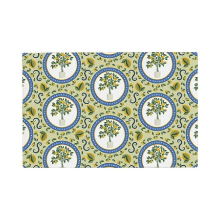 Placemats Set of 4 lemon leaves Sicilian style Place mats for Dining Table Indoor/Outdoor Cute Heat Resistant Washable Table Mats(18 x 12 )
Placemats Set of 4 lemon leaves Sicilian style Place mats for Dining Table Indoor/Outdoor Cute Heat Resistant Washable Table Mats(18 x 12 )
