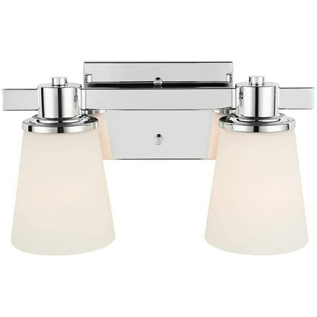 Wall Vanity 2-Light Chrome Fixture with Bell Shape Etched White Glass Modern Bathroom Lights Lamp for Mirror Living Room Hallway Bedroom
Wall Vanity 2-Light Chrome Fixture with Bell Shape Etched White Glass Modern Bathroom Lights Lamp for Mirror Living Room Hallway Bedroom