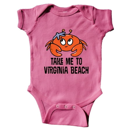 Inktastic Virginia Beach Souvenir Cute Gift Baby Boy or Baby Girl Bodysuit