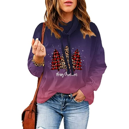 jsaierl Womens Christmas Sweatshirts Cowl Neck Long Sleeve Shirts Christmas Tree Pattern Tops Fashion Going Out Blouse Tee Pullover Christmas Gifts for Women
jsaierl Womens Christmas Sweatshirts Cowl Neck Long Sleeve Shirts Christmas Tree Pattern Tops Fashion Going Out Blouse Tee Pullover Christmas Gifts for Women