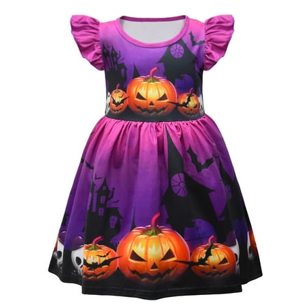 XINSHIDE Toddler Kids Girls Infant Fly Sleeves Cartoon Pumpkin Holiday Pumpkins Printing Custome Princess Dress Baby Clothing
XINSHIDE Toddler Kids Girls Infant Fly Sleeves Cartoon Pumpkin Holiday Pumpkins Printing Custome Princess Dress Baby Clothing