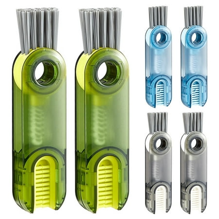 SESAVER 6Pcs Multifunctional Cleaning Brush Bottle Cap Detail Brush Straw Cleaner Tools 3 in 1 Multi-use Bottle Lid Groove Cleaning Brush Silicone U-Shaped Brush for Cleaning Water Bottles
SESAVER 6Pcs Multifunctional Cleaning Brush Bottle Cap Detail Brush Straw Cleaner Tools 3 in 1 Multi-use Bottle Lid Groove Cleaning Brush Silicone U-Shaped Brush for Cleaning Water Bottles