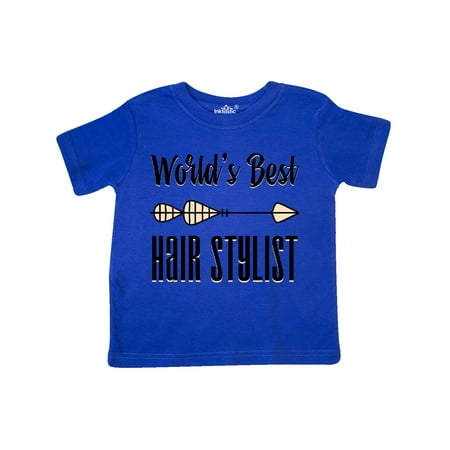 Inktastic Gift for Hair Stylists World s Best Gift Toddler Boy or Toddler Girl T-Shirt