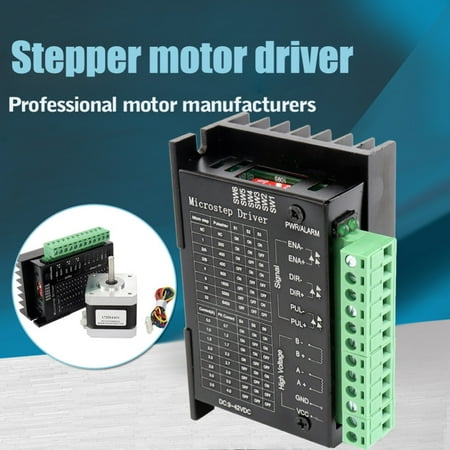 Digital Stepper Motor Driver Motor Controls for 35/39/42/57 Series Motor TB6600