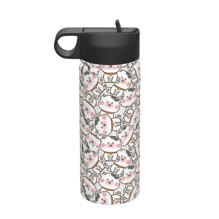 Uemuo Cartoon Cow Print 18oz Sports Insulated Kettle Water Bottle Outdoor Sports Bottle Insulated Hydration Bottle with Handle & Flip Straw
Uemuo Cartoon Cow Print 18oz Sports Insulated Kettle Water Bottle Outdoor Sports Bottle Insulated Hydration Bottle with Handle & Flip Straw