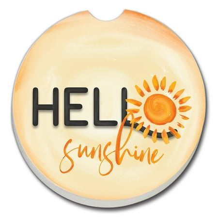 CounterArt Sunshine 1 Pack Absorbent Stone Coaster for Vehicle Cup Holder 2.6” Diameter
CounterArt Sunshine 1 Pack Absorbent Stone Coaster for Vehicle Cup Holder 2.6” Diameter