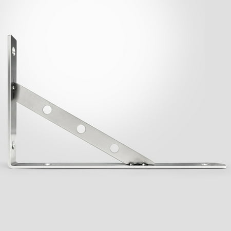 GETHOME 2pcs Wall Hanging Silver Stainless Steel Sturdy With Screws Shelf Bracket Holder
GETHOME 2pcs Wall Hanging Silver Stainless Steel Sturdy With Screws Shelf Bracket Holder