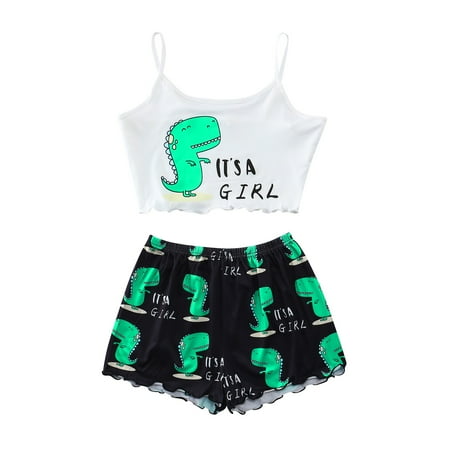 KaLI_store Cute Pajamas for Women Pajamas Set Shorts Soft Lounge Sets Cute Short Sleeve Sleepwear Pjs with Pockets Green XXL
KaLI_store Cute Pajamas for Women Pajamas Set Shorts Soft Lounge Sets Cute Short Sleeve Sleepwear Pjs with Pockets Green XXL