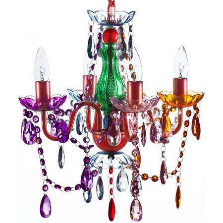 The Original Gypsy Color 4 Light Crystal White Hardwire Flush Mount Chandelier H17.5\u201DxW15\u201D White Metal Frame with Clear Glass Stem and Clear Acrylic Crystals & Beads That S
The Original Gypsy Color 4 Light Crystal White Hardwire Flush Mount Chandelier H17.5\u201DxW15\u201D White Metal Frame with Clear Glass Stem and Clear Acrylic Crystals & Beads That S