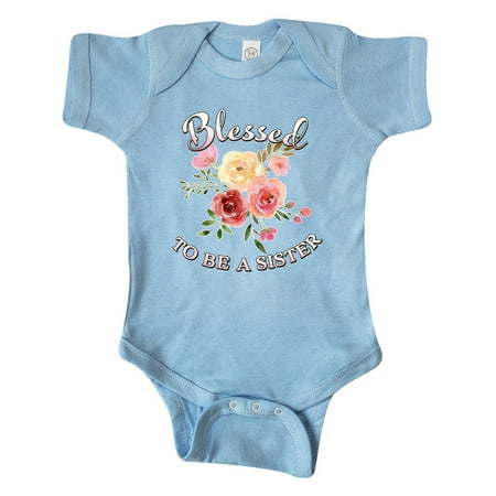 Inktastic Blessed to be a Sister- flowers Gift Baby Girl Bodysuit
Inktastic Blessed to be a Sister- flowers Gift Baby Girl Bodysuit