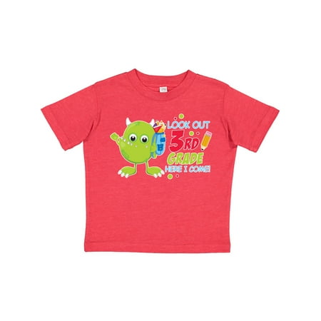Inktastic Look out 3rd Grade Here I Come with Cute Green Monster Gift Toddler Boy or Toddler Girl T-Shirt
Inktastic Look out 3rd Grade Here I Come with Cute Green Monster Gift Toddler Boy or Toddler Girl T-Shirt