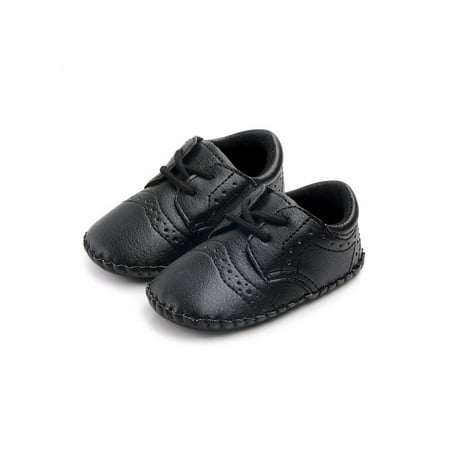 Woobling Unisex Baby Dress Shoes Lace Up Walking Sneakers First Walker Crib Shoe Wedding Moccasins Lightweight Slippers Rubber Soft Sole Cute Black 6C
Woobling Unisex Baby Dress Shoes Lace Up Walking Sneakers First Walker Crib Shoe Wedding Moccasins Lightweight Slippers Rubber Soft Sole Cute Black 6C