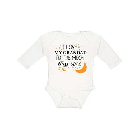 Inktastic I Love My Grandad to the Moon and Back Gift Baby Boy or Baby Girl Long Sleeve Bodysuit
Inktastic I Love My Grandad to the Moon and Back Gift Baby Boy or Baby Girl Long Sleeve Bodysuit