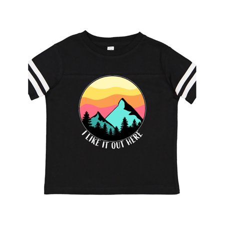 Inktastic I Like it Out Here Mountains at Sunset Gift Toddler Boy or Toddler Girl T-Shirt
Inktastic I Like it Out Here Mountains at Sunset Gift Toddler Boy or Toddler Girl T-Shirt