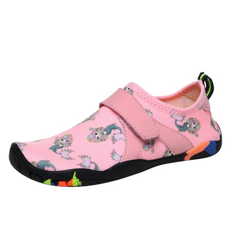 JLFKNG Girls Sandals Comfortable Lightweight Hook&Loop Straps Summer Shoes Closed Toe Flat Cartoon Printed Seaside Infants Summer Shoes
JLFKNG Girls Sandals Comfortable Lightweight Hook&Loop Straps Summer Shoes Closed Toe Flat Cartoon Printed Seaside Infants Summer Shoes