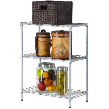 3-Shelf Adjustable Heavy Duty Storage Shelving Unit (350 lbs loading capacity per shelf) Steel Organizer Wire Rack
3-Shelf Adjustable Heavy Duty Storage Shelving Unit (350 lbs loading capacity per shelf) Steel Organizer Wire Rack