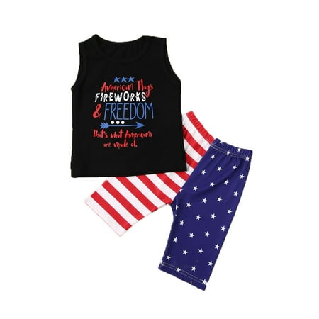 Calsunbaby Newborn Baby Boys Summer Outfit Sets Sleeveless T-Shirt Top Flag Shorts 4th of July Clothes White 6-12 Months
Calsunbaby Newborn Baby Boys Summer Outfit Sets Sleeveless T-Shirt Top Flag Shorts 4th of July Clothes White 6-12 Months