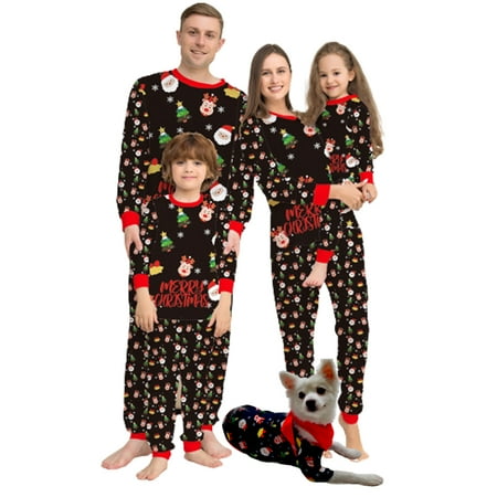 Family Christmas Pajamas Matching Sets Cute Santa Claus Top + Pants Sleepwear Holiday PJs for Women/Men/Kids/Couples/Pet
Family Christmas Pajamas Matching Sets Cute Santa Claus Top + Pants Sleepwear Holiday PJs for Women/Men/Kids/Couples/Pet